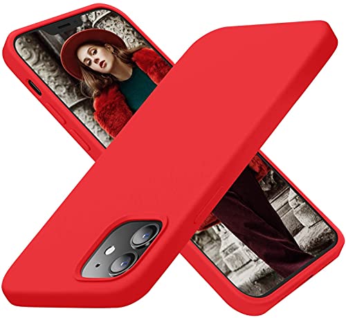 TEEKAOO Silicone Back Cover Case Compatible with iPhone 12/12 Pro (Red) (B09HNYT1P4) Amazon Price History, Amazon Price Tracker