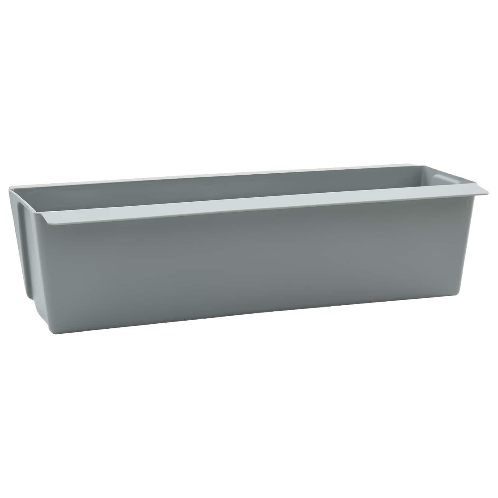 Fioriere per Euro Pallet 24 Pcs Grigio Chiaro | Polipropilene Resistente, Modulare per Balcone, Giardino Verticale, 36x13.5x9.5 cm