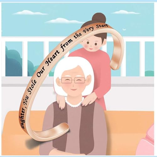 Image of FEELMEM Nana's Granddaughter Slider Bracelet Gift for from Nana Granddaughter Birthday Graduation Gift