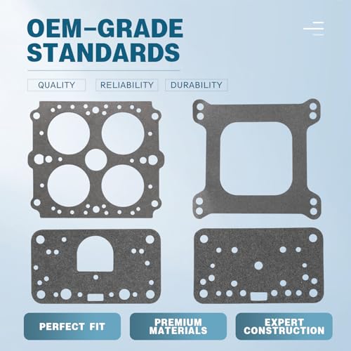 Image of Carburetor Rebuild Kit Compatible with Holley 1850 3310 9776 80457 80670 80508 Replace Part # 59064