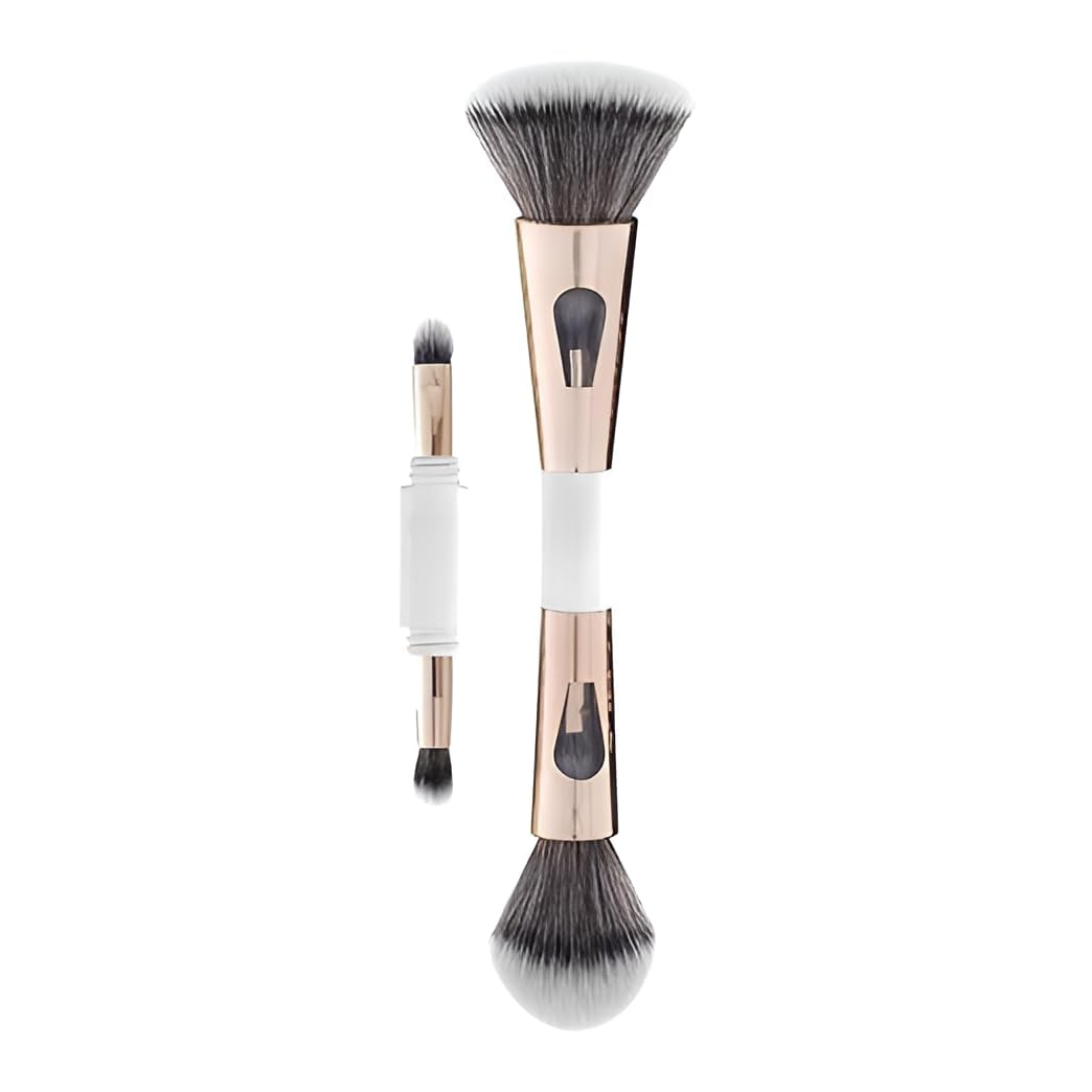 Travel Makeup Brush Set 4 in 1 Foundation Powder Eyeshadow Flat Brush Compact Portable Cosmetic Brush Kit with Soft Bristles for Women and Girls-image-27