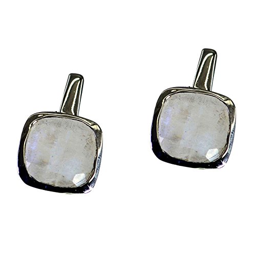 Boucles d'oreilles argent véritable cadeau idéal pierre de lune mariage