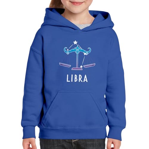 Sweat à capuche enfant Libra astrologie céleste et sweat prévision