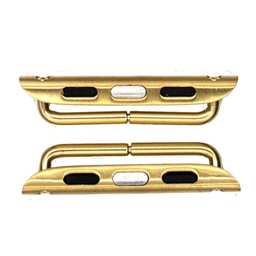 Adaptateurs pour bracelet Apple Watch dorés pour assortir votre montre à vos bijoux