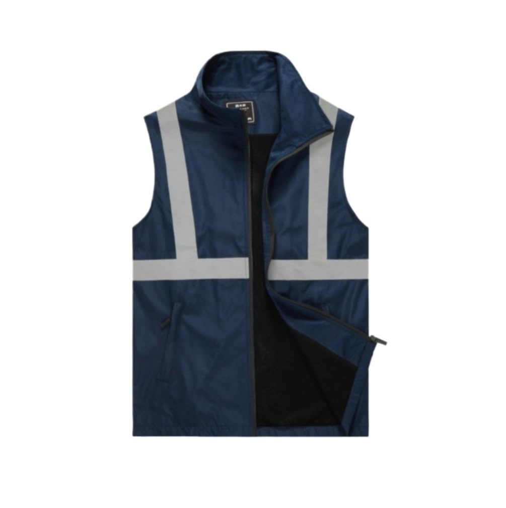 Kamizelki Bezpieczeństwa Kamizelka Odblaskowa Kamizelka Ostrzegawcza W Miejscu Sanitarnym Ruchu Drogowego Kamizelka Odblaskowa(Blue,3XL)