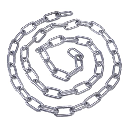 SOLUSTRE 1 Meter 4MM Diameter Metal Chain Metal Coil Chain for Hanging Lights Plants and Decorations in Industrial Style