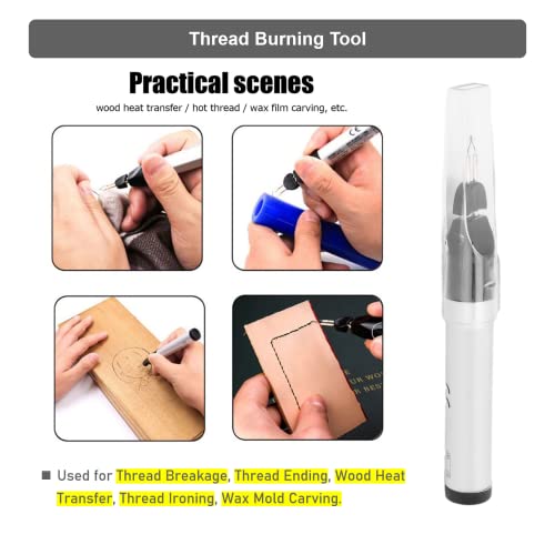 Wax Carving Pen Cautery Pen Medical Shaping/Thread Burning Tool, Thread Burner, Trim, Burn and Melt Thread with One Touch - Image 3