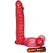 Nasstoys Double Penetrator Cock Ring with Bendable Dildo, Red