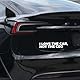 HAMKU Lustige aufkleber, Auto sticker, Car sticker, I LOVE THE CAR, NOT THE CEO! 16 * 3CM, Deutsch Individuelle Autoaufkleber(Weiße Schrift)