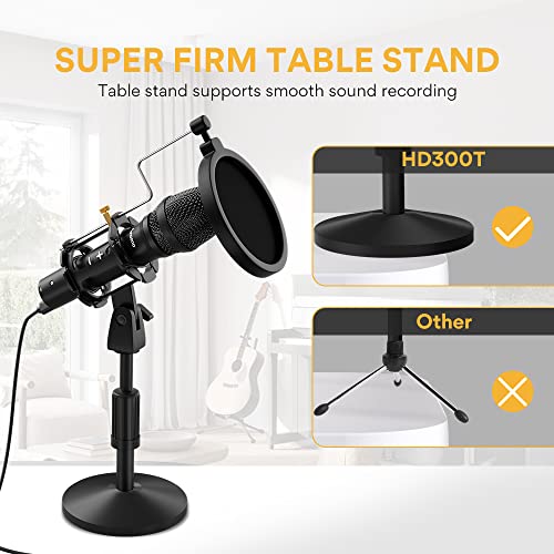 MAONO Dynamisches Mikrofon mit USB/XLR-Instrument, Metall, professionelle Zero-Latenzüberwachung, Gesangsmikrofon mit… - Image 7