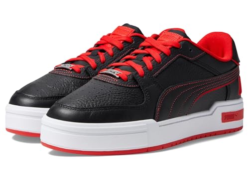 PUMA Men's Formula 1 Ca Pro Sneaker, Black/Pop Red, 11