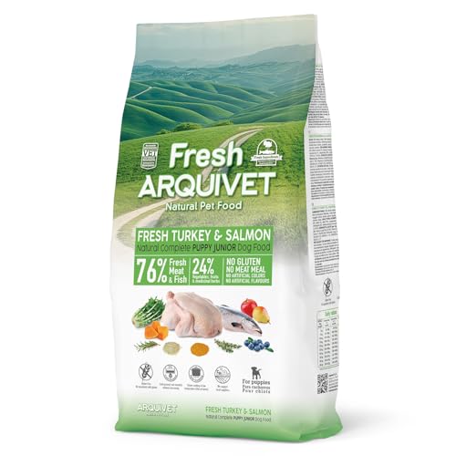 Arquivet Fresh Puppy Junior Tacchino e salmone 10Kg - Alimentazione semi-umida