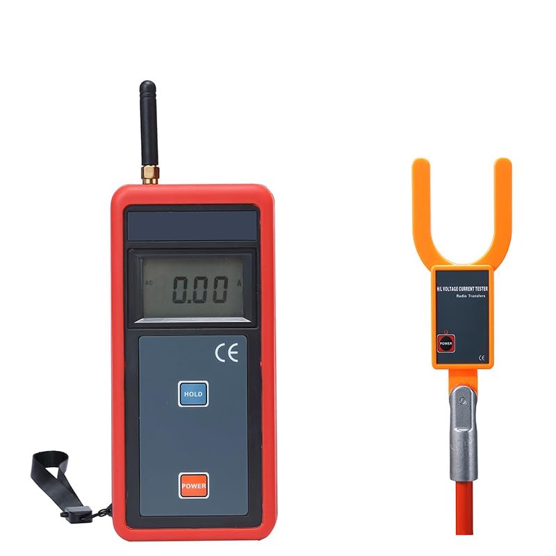 Large Caliber Wireless H/L Voltage Current Meter Tester Online AC Current Monitor with Measuring Range 0.00A～9999A(50/60Hz auto) Resolution 0.01A