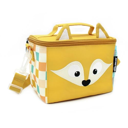 Les Déglingos Sac Isotherme Bébé • Lunch Bag Enfant Cyranos le renard | Bagage Repas Enfant | Bandoulière | Pique-Nique Goûter | Isolant PEVA |...