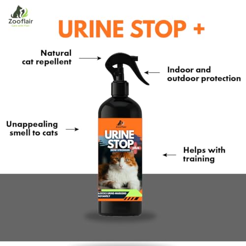 Image of Urine Stop+ Cat Potty & Pee Training Spray, 500 ML - Non-Toxic Cat Spray No Mark for Urine /Marking /Pooping