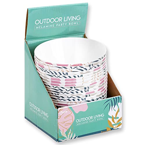 PMS VFM - Tropical Melamine 6 Bowl - 6 Pack - Outdoor Living