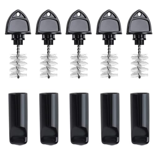 FERRODAY Draft Beer Tap Plug 10 Pieces Keg Faucet Tap Plug Brush Draft Beer Rubber Tap Soother Covers Beer Faucet Brush Plug Beer Faucet Tap Cleaning Plug - 5+5 Keg Faucet Brush Plugs for Keg Beer Tap