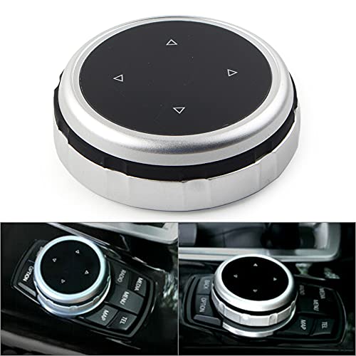 Three T Car Auto Center Console Multimedia Control Buttons Knob Trim for BMW X1 X3 X5 X6 IDRIVE,Arrow