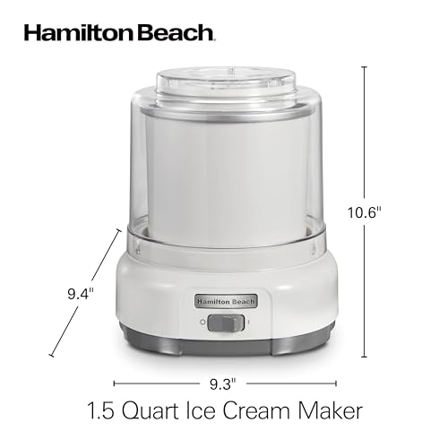Hamilton Beach Automatic Electric Ice Cream Maker & Frozen Yogurt Machine - image 8