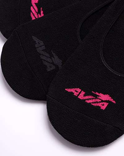 Avia Women's Low Cut Socks, 6-Pack - Performance Stretch Athletic Socks for Women (4-9), Size 4-9, Pure Black3