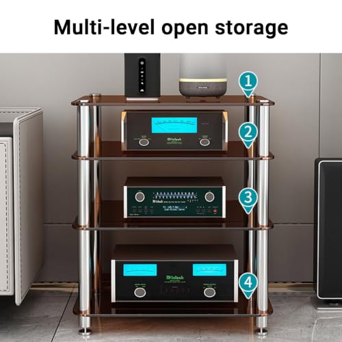 Soporte de audio para tocadiscos Type B, el complemento de 2 niveles ideal para tu salón. 7
