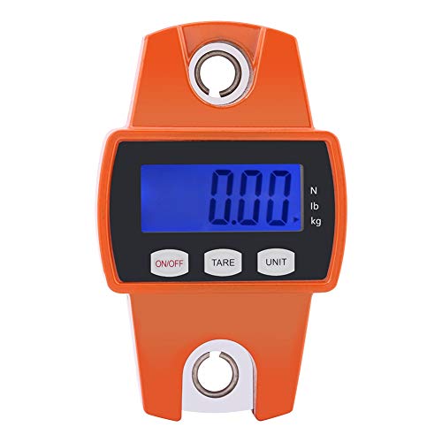Báscula colgante portátil digital LCD 300kg con gancho miniatura 5