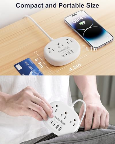 Adaptateur de prise de voyage européen, rallonge européenne 3 pieds – Image 5