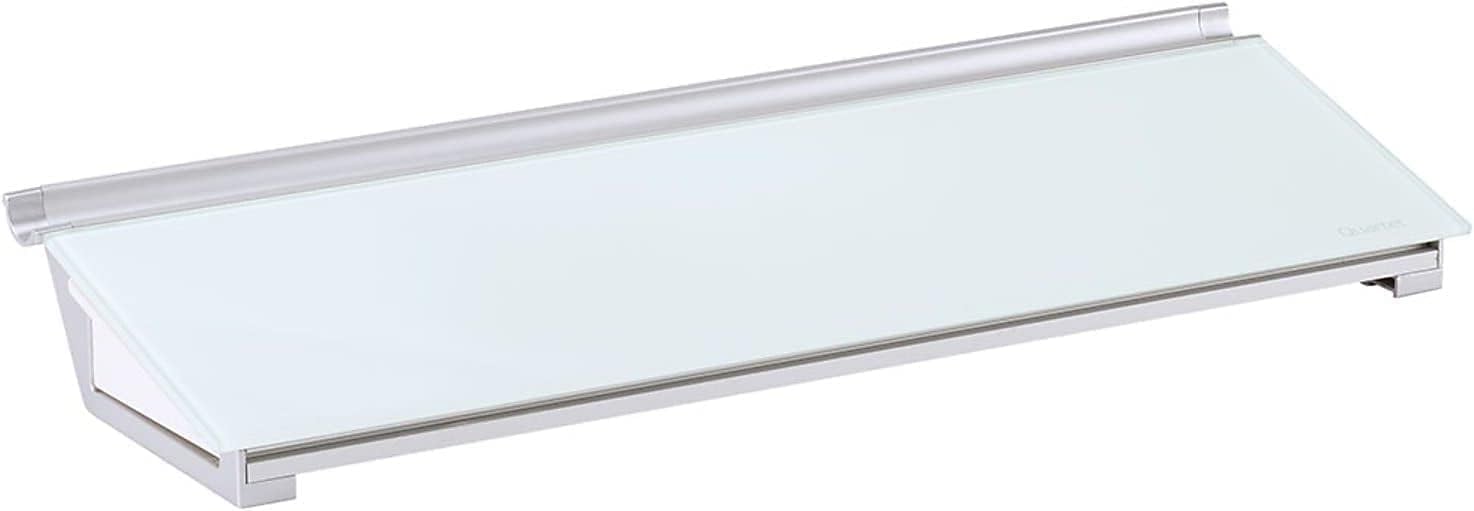 Quartet Infinity Dry Erase Glass Desktop Table Top Board with Marker & Tray, Non-Magnetic Whiteboard with bottom storage, Desktop Glass pad for School, Office, 1.5 x 0.5 feet, 46 x 15cm, 18 x 6 inches
