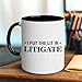 VUNVUT86 Lawyer Gifts - Lawyer Mug - Gifts for Lawyer Attorney, Law Student, Teacher - I Put The Lit In Litigate - Office Gifts for Attorney, JD, Future Lawyer, Law School Graduation Coffee Cup 11OZ