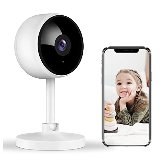 Little elf Überwachungskamera, Babyphone mit Kamera, WLAN IP Kamera mit Bewegungserkennung, Nachtsicht, 2-Wege Audio, Hunde Kamera unterstützt App Kontrolle und Fernalarm