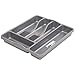 Produktbild Besteckkasten mit 5 Fächern 33x30cm Grau - leer 5-Fächern Besteckeinsatz Praktisch Besteck Schubladeneinsatz durch ihre robuste Ausführung sowie die hochwertige Verarbeitung Qualität ohne Kompromisse.