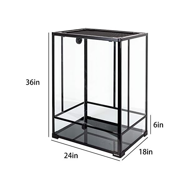 REPTI-ZOO-24-x-18-x-36-Reptile-Tall-Glass-Terrarium-Rainforest-Habitat-Double-Hinge-Door-with-Screen-Ventilation-67-Gallon-Reptile-Terrarium-Easy-Assembly REPTI-ZOO-24-x-18-x-36-Reptile-Tall-Glass-Terrarium-Rainforest-Habitat-Double-Hinge-Door-with-Screen-Ventilation-67-Gallon-Reptile-Terrarium-Easy-Assembly