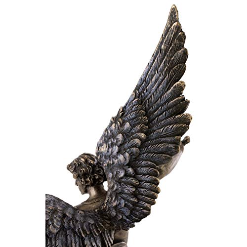 Estatua Arcángel San Miguel 10 Pulgadas Bronce miniatura 7