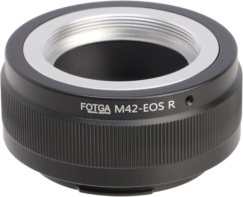 Adaptador de montura para lente Hersmay M42-EOSR: de montura M42 a Canon EOS R / RP / R5 / R5C / R6 / R6II / R7 / R8 / R10 / R50 / R100 para cámaras sin espejo de fotograma completo miniatura 1