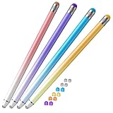 CPKEON Stylus Pens for Touch Screens (4 Pcs), Sensitivity Capacitive Stylus 2 in 1 Touch Screen Pen