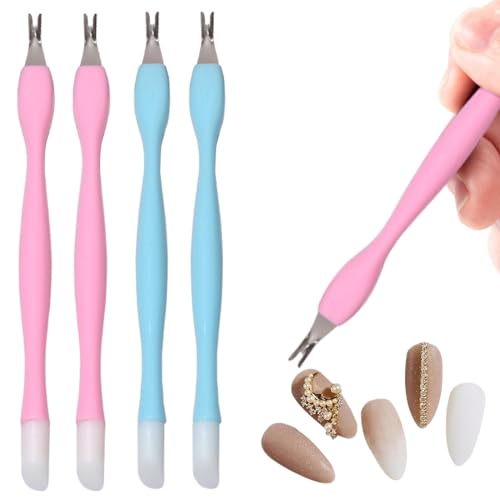 UEAVOID Cuticule à Ongles Fourches, 4 Pcs Cuticules Trimmer...
