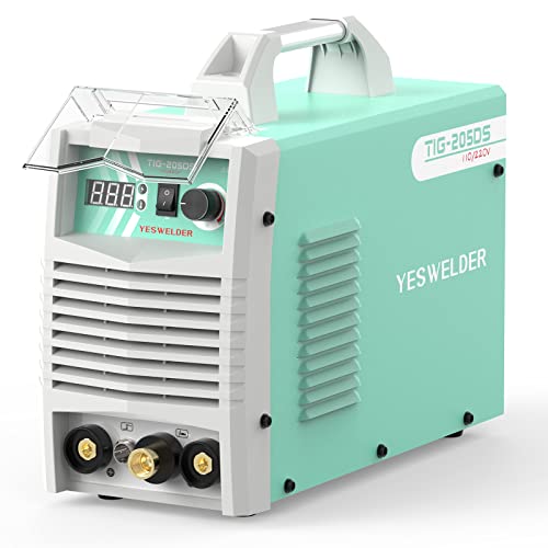 YESWELDER TIG205DS HF TIG/Stick/Arc TIG Welder,205 Amp 110 & 220V Dual