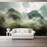 【Dimensions pratiques pour une adaptation parfaite】: Avec une taille totale de 250 x 175 cm et 5 bandes de 50 x 175 cm, ces papiers peints panoramiques conviennent parfaitement aux espaces de vie modernes comme les salons et chambres à coucher, pour un décor raffiné et personnalisable