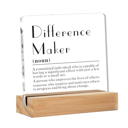 Difference Maker Gifts for Teacher Mentor Coach Boss, Difference Maker