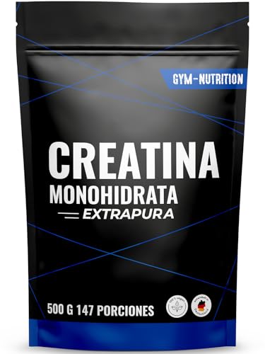 Creatina Monohidratada Extrapura Polvo – 500g (147 porciones)