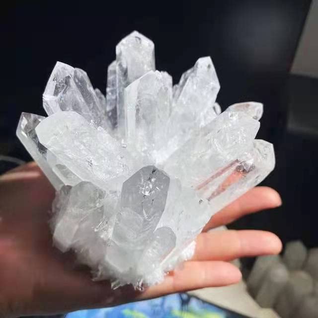 GURSAC Piedra de Cristal Natural Cristal Natural Cristales en Bruto Piedras 1pc 400g-800g Piedras Naturales Cuarzo Transparente para (Color : 1pc 610g-660g)