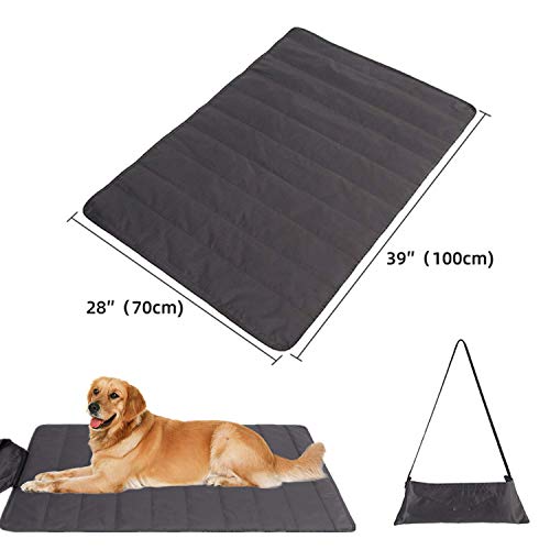 bangminda wasserdichte Hundematte für Outdoor, Faltbare Haustier Decke Camping Decke, Waschbares Hund Katze Mat, Große Reisedecke für Haustier 100 x 70cm