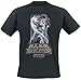 Produktbild Masters of the Universe He-Man - Skeletor Männer T-Shirt schwarz L 100% Baumwolle Fan-Merch, TV-Serien
