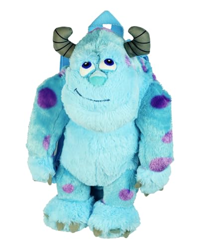 Disney Monsters Inc Backpack Sulley Character 12 Soft-Shell Bag with Adjustable Shoulder Straps
