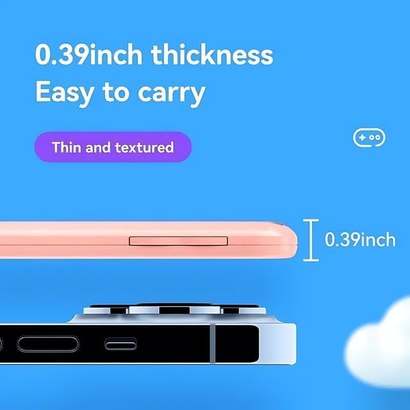 Image of G7 Handheld Retro Game Console for Kids with 3.5 Inch Screen, Ultra Thin Portable Video Game Player with 666 Built-in Games, Rechargeable for Boys & Girls, Travel & Birthday Gift