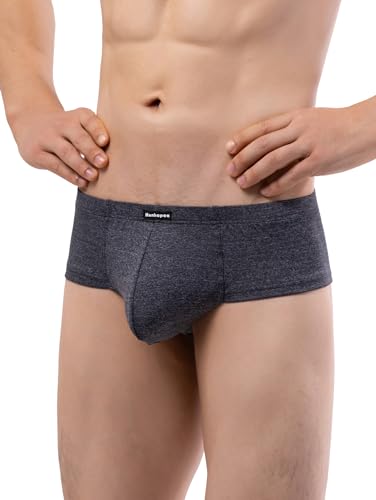 Men's Underwear Cheeky Thong Soft boxer briefs Sexy Modal Comfortable Trunks2