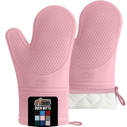 GORILLA GRIP BPA-Free Soft Silicone Oven Mitts