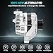 Farrme 11999 Car Alternators Fit for Honda Accord Alternator 2013-2017 L4 2.4L Automatic CVT Transmission Automotive Replacement Alternators 14489, 31100-5A2-A02, A005TL0581, 14489N Alternator 110 Amp