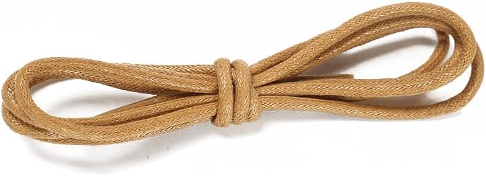 FADTOPLeather Shoes With 2 Pairs of Lace, Cotton Waxed Shoelace Length 23.62-70.87 Inches