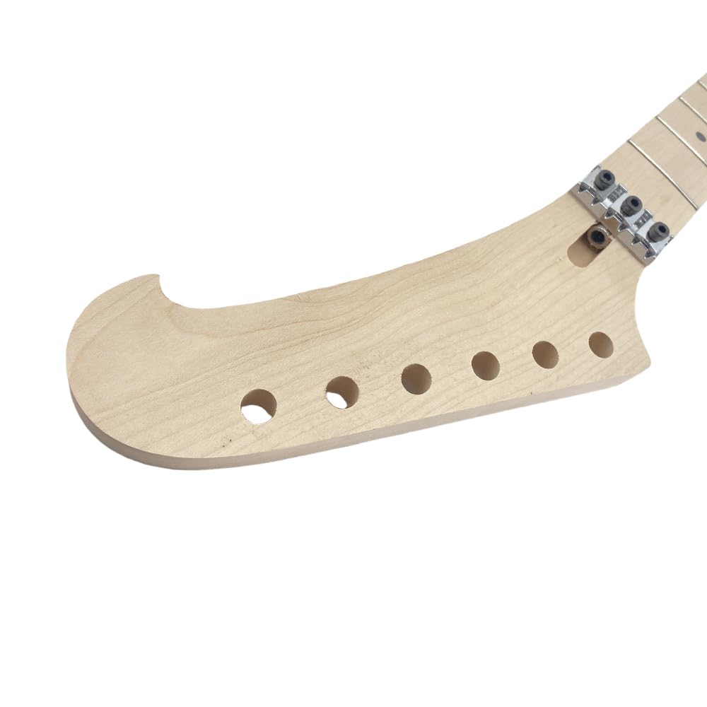 CAZARU New Gloss 22 Tasti Chitarra in Acero Manico in Acero Tastiera in Stile ST Floyd Rose Nut CAZARU New Gloss 22 Tasti Chitarra in Acero Manico in Acero Tastiera in Stile ST Floyd Rose Nut